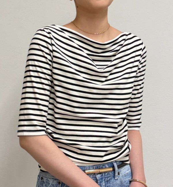  「ドレープカットソー」|Tシャツ・カットソー|ブラックその他1