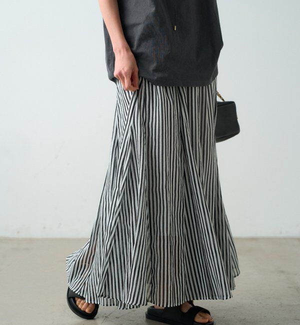  「リネンフレアスカート」|スカート|