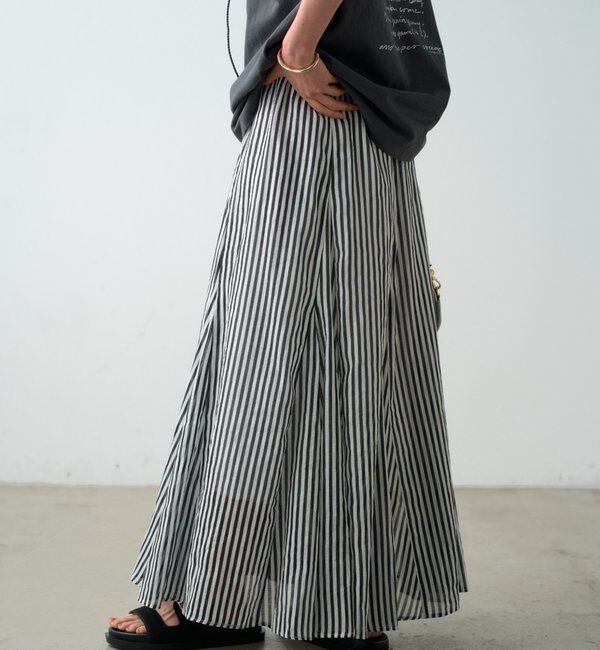  「リネンフレアスカート」|スカート|