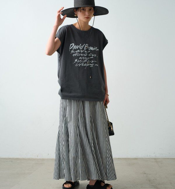  「リネンフレアスカート」|スカート|