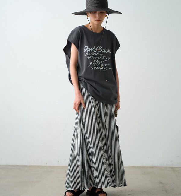  「リネンフレアスカート」|スカート|