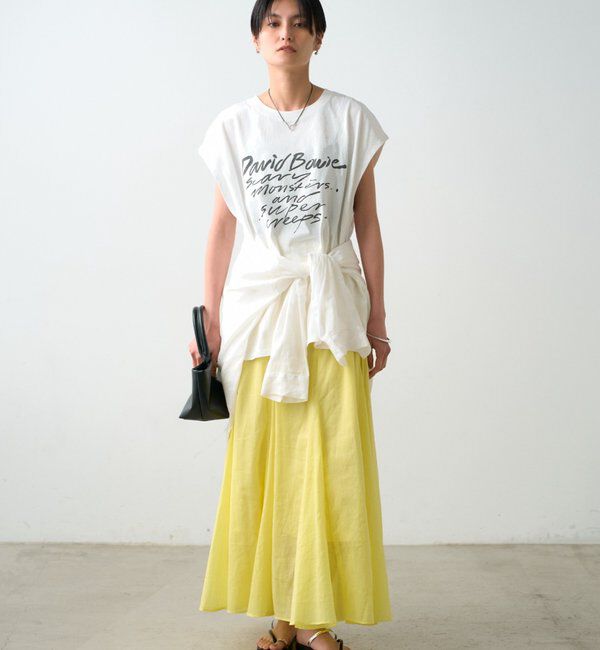  「リネンフレアスカート」|スカート|