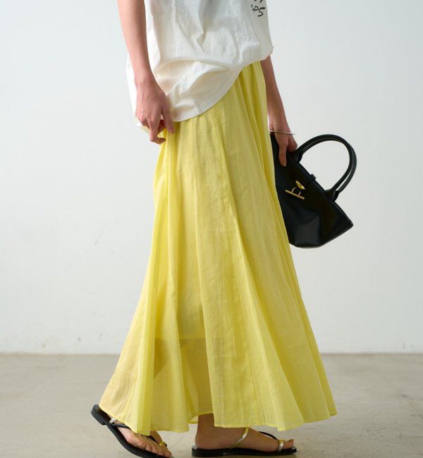  「リネンフレアスカート」|スカート|