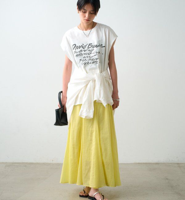  「リネンフレアスカート」|スカート|