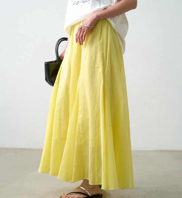  「リネンフレアスカート」|スカート|