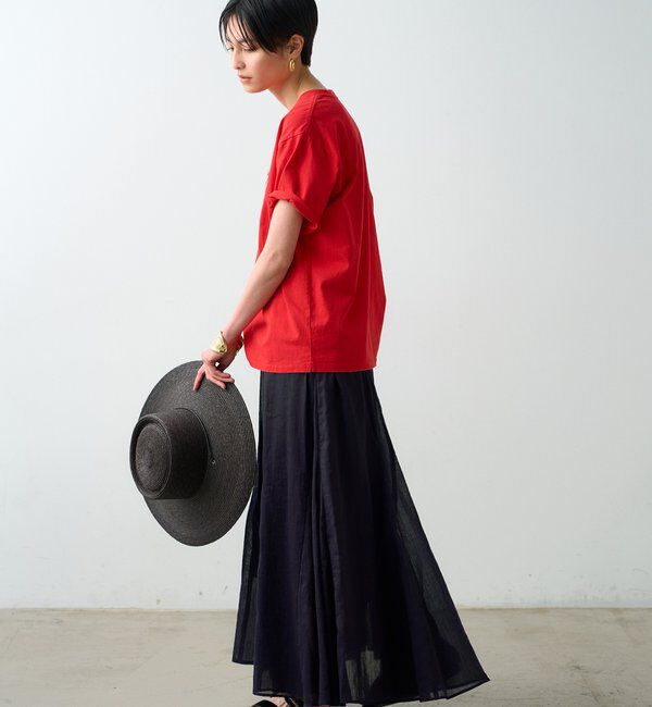  「リネンフレアスカート」|スカート|