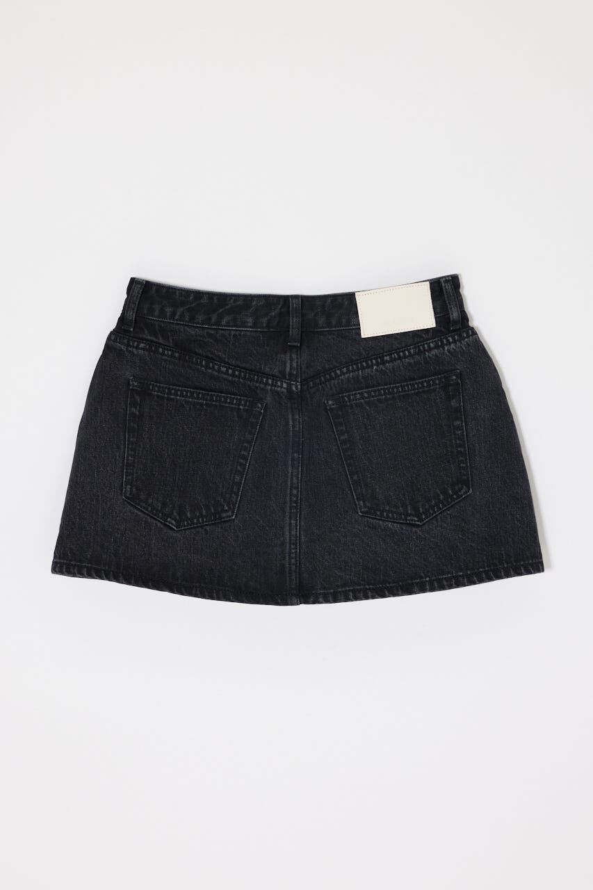 MOUSSY「LOW SLUNG MINI スコート」|デニム|