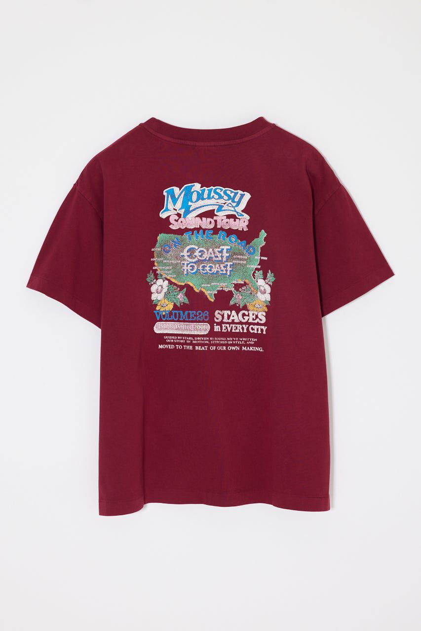 MOUSSY「MOUSSY VOL26 TOUR TEE」|Tシャツ・カットソー|