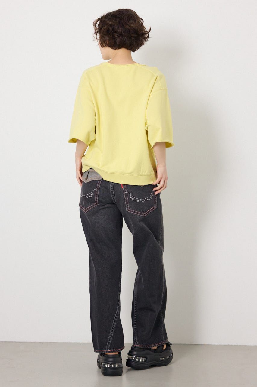 RODEO CROWNS「カラーステッチダボパンツ」|デニム|