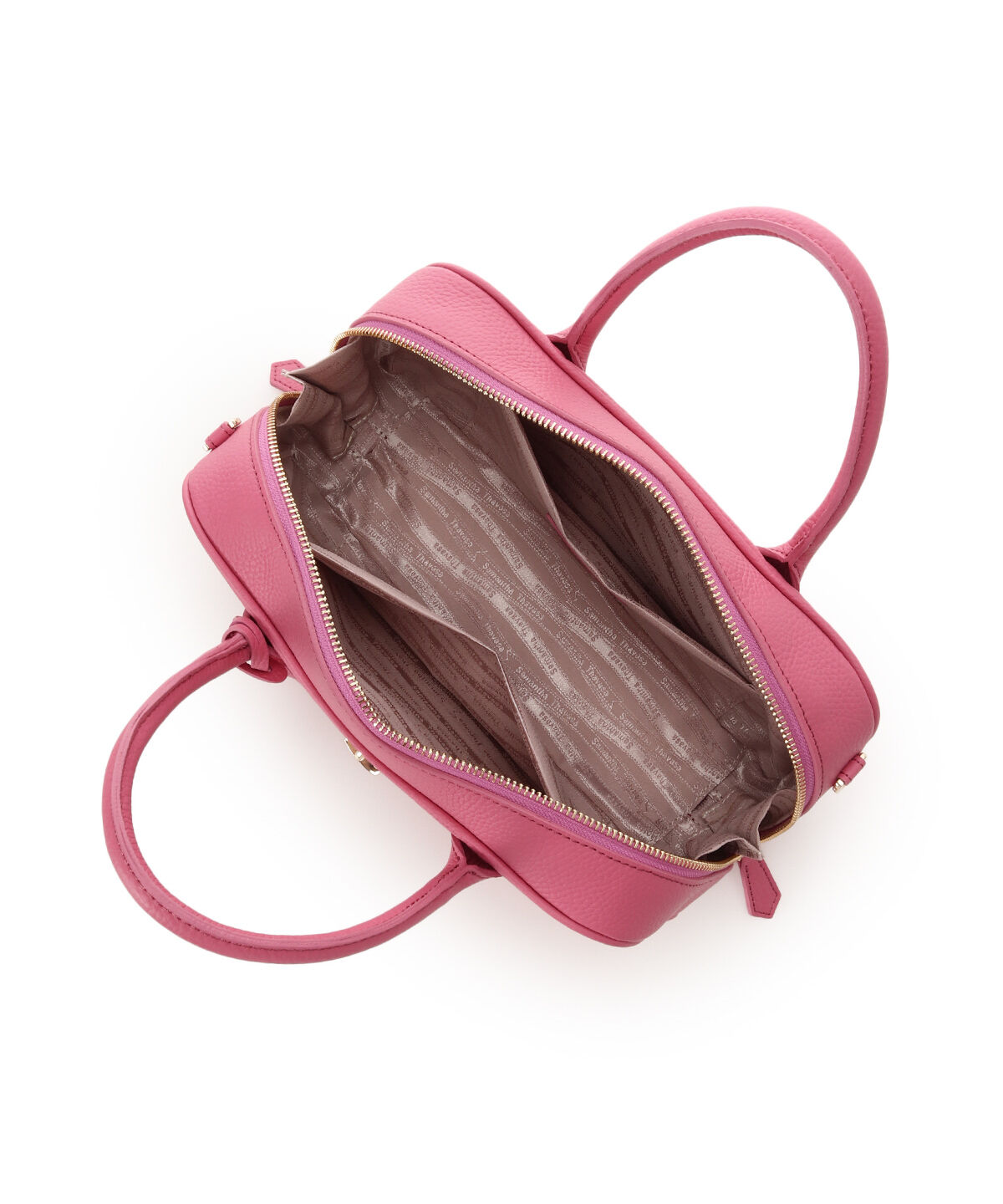 Samantha Thavasa「サマンサ レディ パドロック ワイドボストンバッグ」|ハンドバッグ|