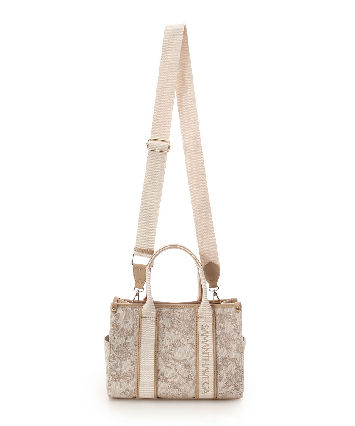 Samantha Vega「ロゴテープジャガード調トートバッグ（小）」|トートバッグ|