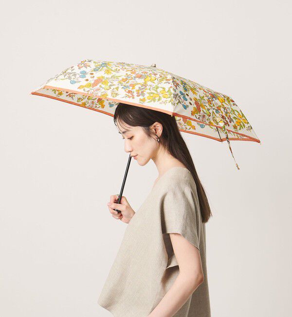 UNITED ARROWS「＜manipuri＞プリント 晴雨兼用 折りたたみ傘 UV」|傘|