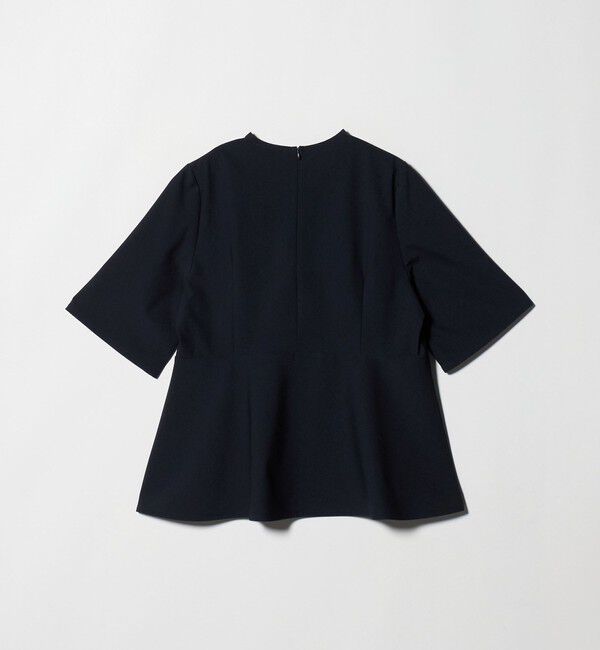 UNITED ARROWS「５分袖 ペプラム Tシャツ ‐吸水速乾‐」|Tシャツ・カットソー|
