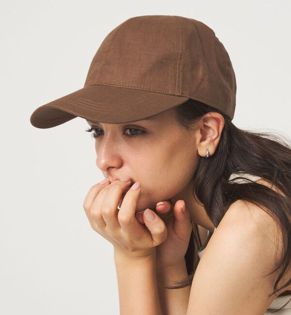 UNITED ARROWS green label relaxing「麻 キャップ 2 UVカット」|キャップ・キャスケット|MD.BROWN