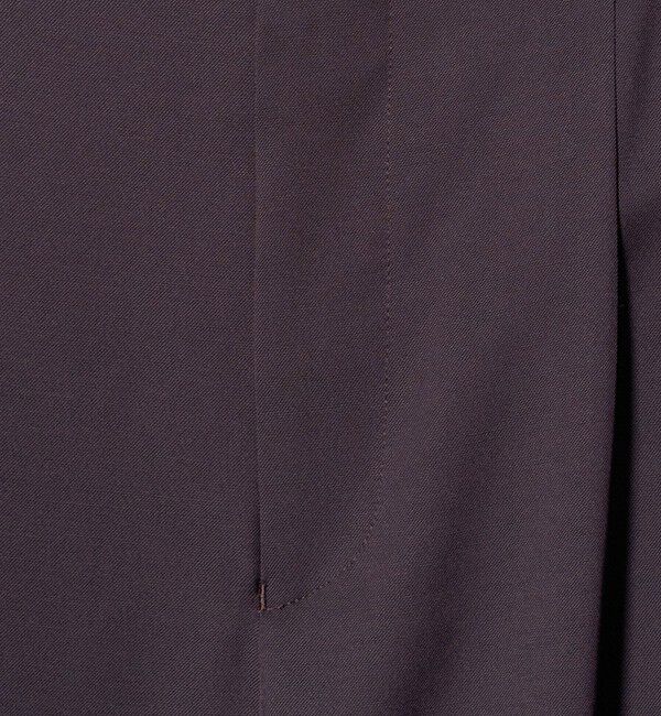 UNITED ARROWS green label relaxing「FINE BASIC トリアセテート ウール  2P ワイド スラックス パンツ W4 」|スラックス|