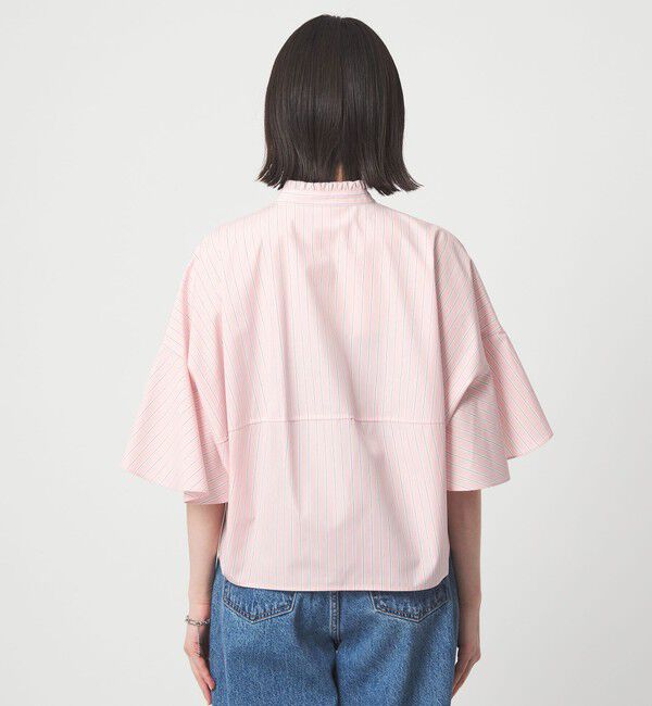 UNITED ARROWS green label relaxing「フレアスリーブ ブラウス 接触冷感」|シャツ・ブラウス|