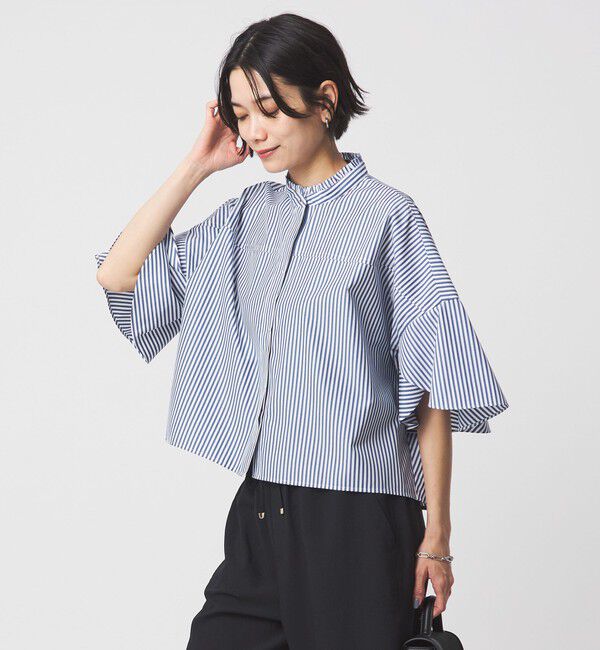 UNITED ARROWS green label relaxing「フレアスリーブ ブラウス 接触冷感」|シャツ・ブラウス|その他5