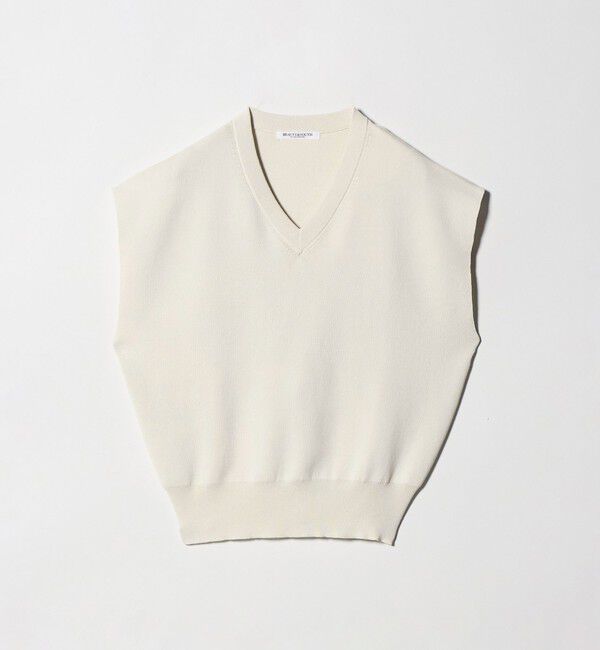 BEAUTY&YOUTH UNITED ARROWS「フルニードル フレンチスリーブ ニットプルオーバー ウォッシャブル」|ニット・セーター|