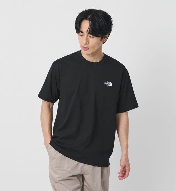 BEAUTY&YOUTH UNITED ARROWS「＜THE NORTH FACE＞バック スクエア トラバース ロゴ Tシャツ」|Tシャツ・カットソー|BLACK