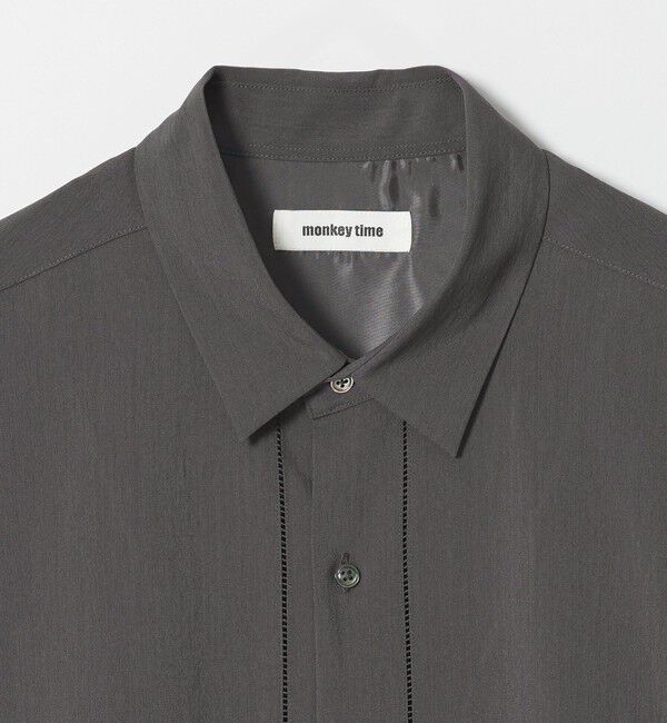 MONKEY TIME「RENU TROシリーズ ステッチ シャツ -セットアップ対応-」|シャツ・ブラウス|