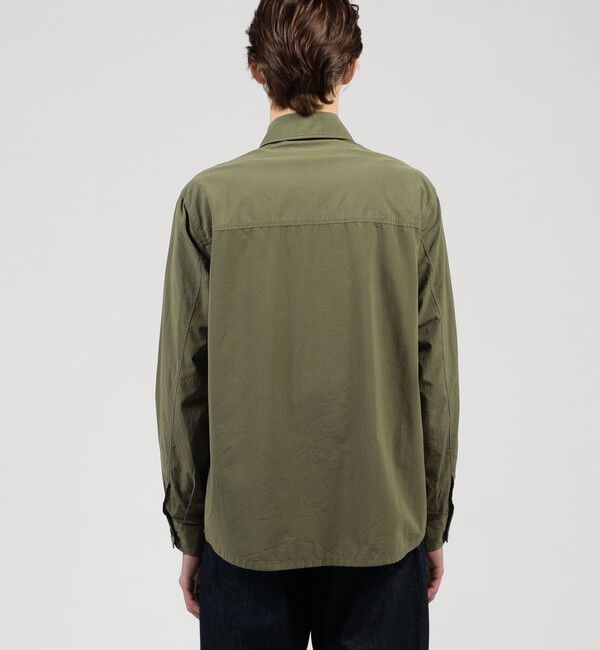 TOMORROWLAND MENS「スビンコットン ダブルポケット シャツブルゾン」|シャツ・ブラウス|