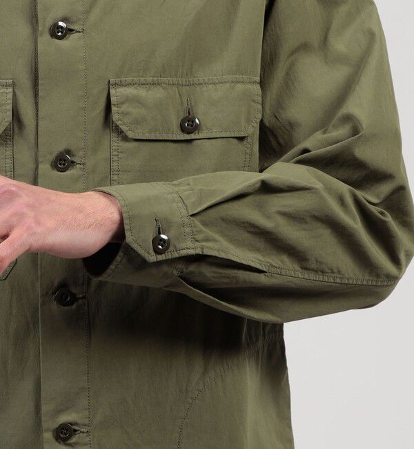 TOMORROWLAND MENS「スビンコットン ダブルポケット シャツブルゾン」|シャツ・ブラウス|