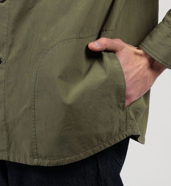 TOMORROWLAND MENS「スビンコットン ダブルポケット シャツブルゾン」|シャツ・ブラウス|