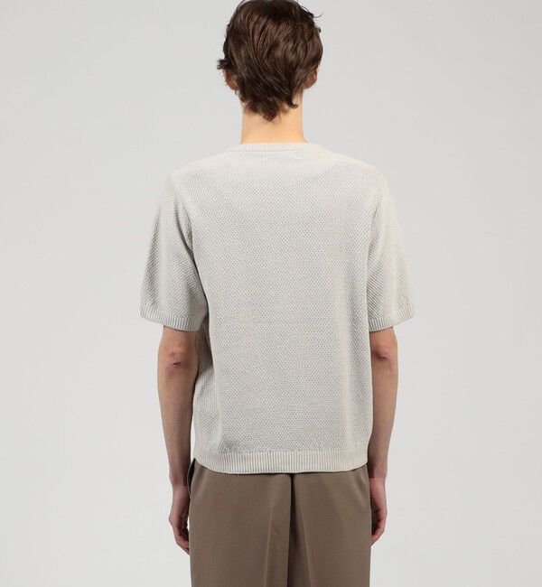 TOMORROWLAND MENS「TOMORROWLAND tricot コットンリネン クルーネックプルオーバーニット」|ニット・セーター|