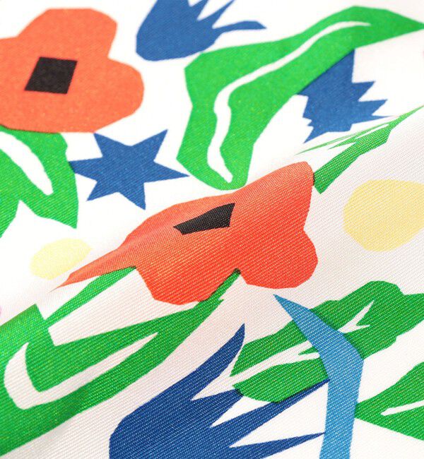 TOMORROWLAND GOODS「MANIPURI SHANGRI-LA シルクスカーフ」|バンダナ・スカーフ|