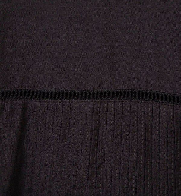 NOLLEY'S「ウォッシャブル前ボタンタックギャザーワンピース」|ワンピース|