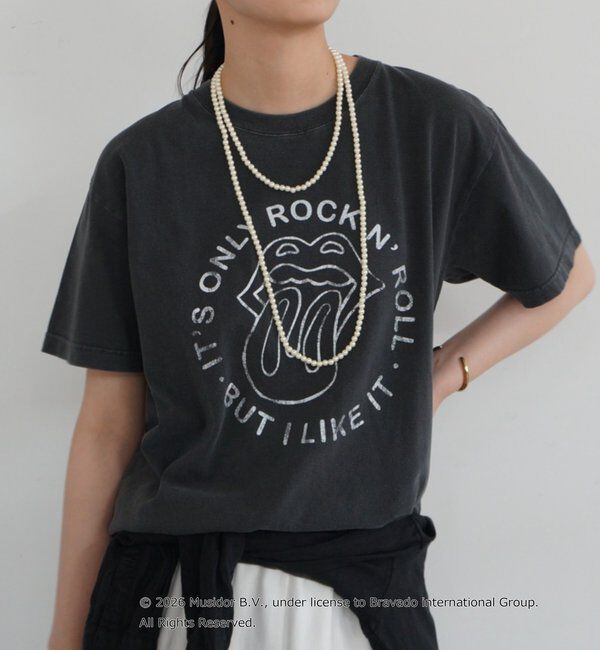  「【GOOD ROCK SPEED】The Rolling StonesT」|Tシャツ・カットソー|チャコールグレー