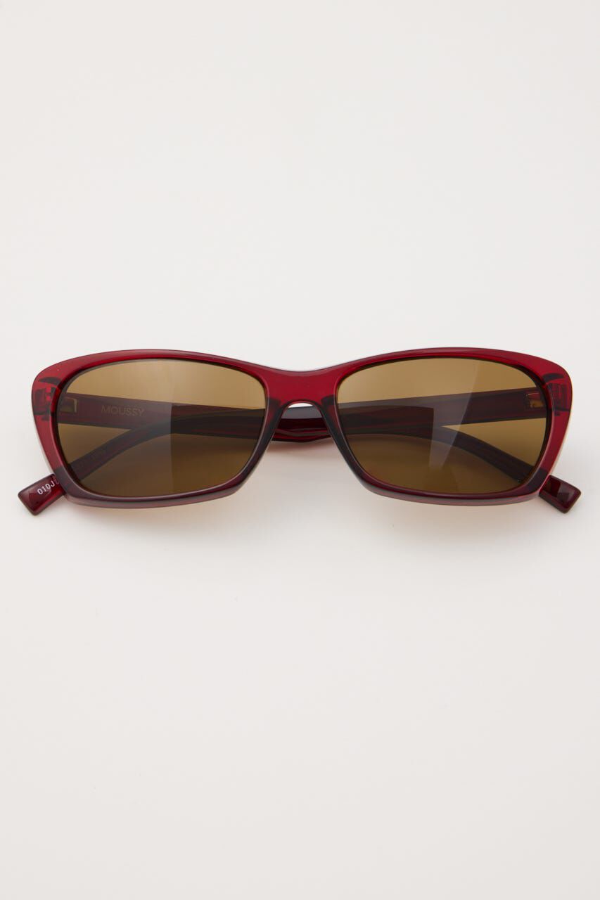 MOUSSY「SQUARE CATアイウェアー」|メガネ|RED