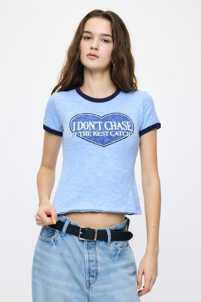 MOUSSY「I DON'T CHASE RINGER Tシャツ」|Tシャツ・カットソー|