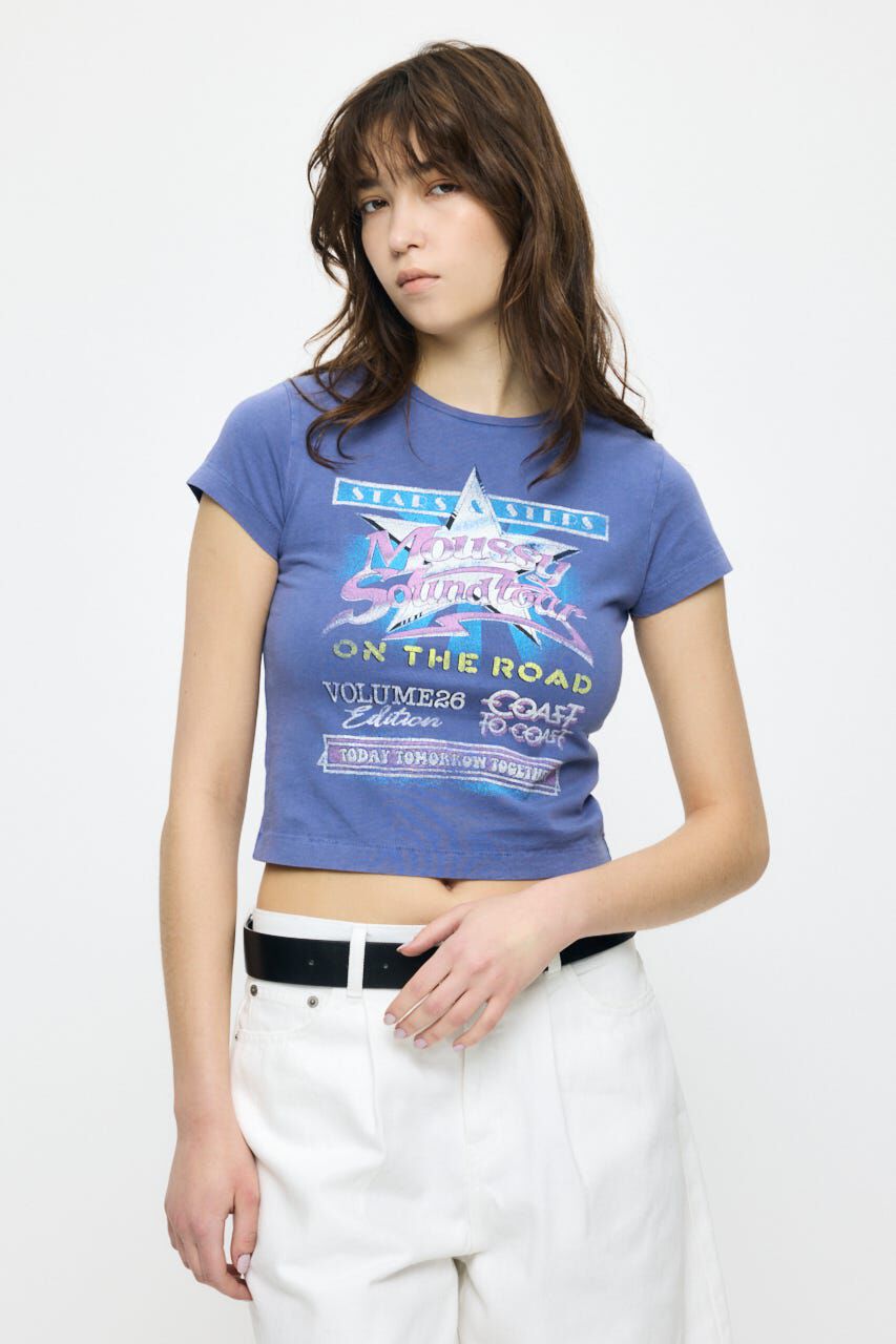 MOUSSY「MOUSSY VOL26 TOUR TEE」|Tシャツ・カットソー|