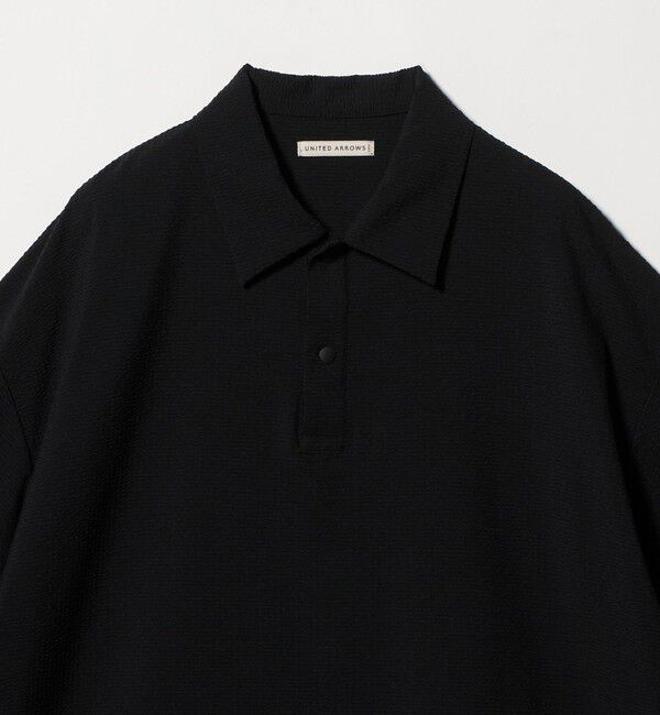 UNITED ARROWS「DotAir ドットエア サッカー ヘムコード ポロシャツ　吸水速乾」|ポロシャツ|