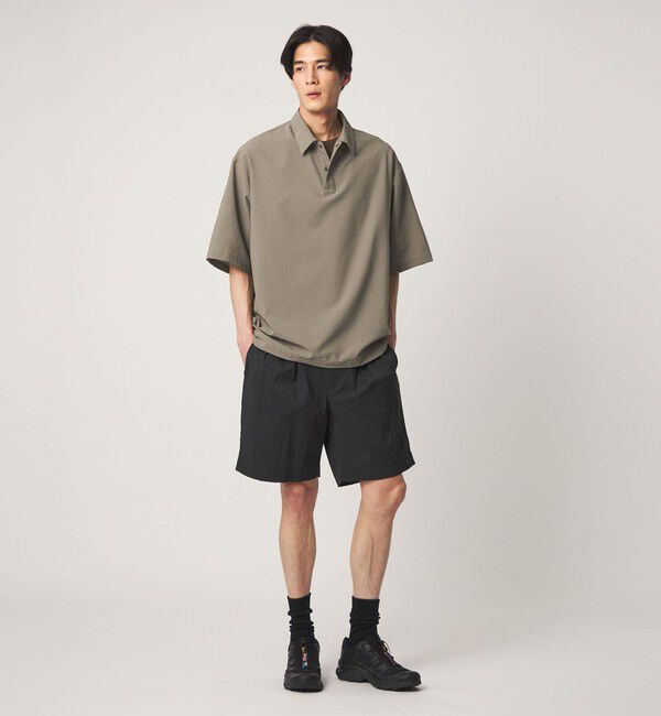 UNITED ARROWS「DotAir ドットエア サッカー ヘムコード ポロシャツ　吸水速乾」|ポロシャツ|