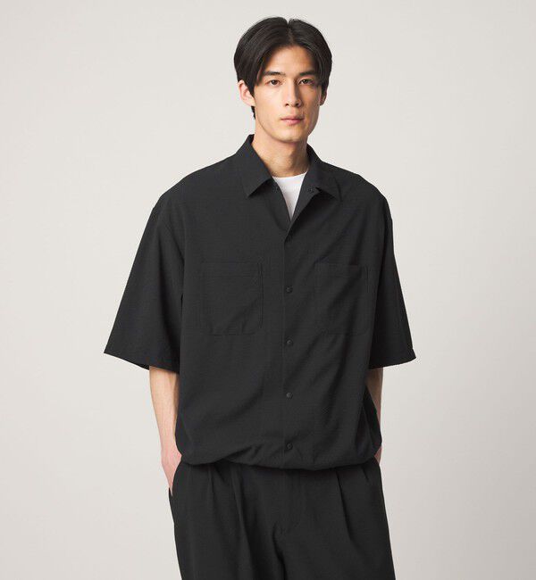 UNITED ARROWS「DotAir ドットエア サッカー ダブルポケットシャツ　吸水速乾」|シャツ・ブラウス|