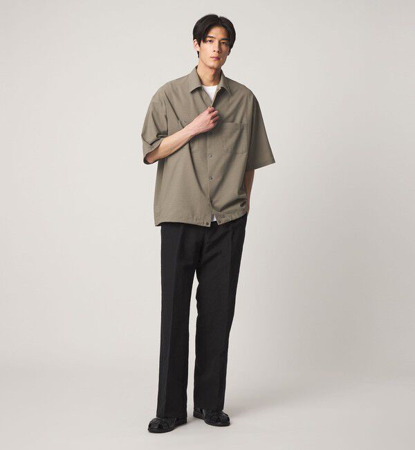 UNITED ARROWS「DotAir ドットエア サッカー ダブルポケットシャツ　吸水速乾」|シャツ・ブラウス|