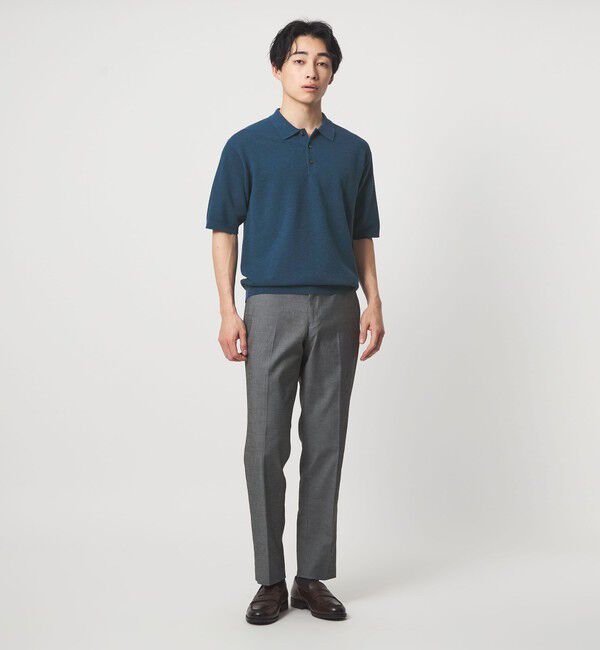 UNITED ARROWS green label relaxing「タック ピケ ニット ポロシャツ -ウォッシャブル-」|ポロシャツ|