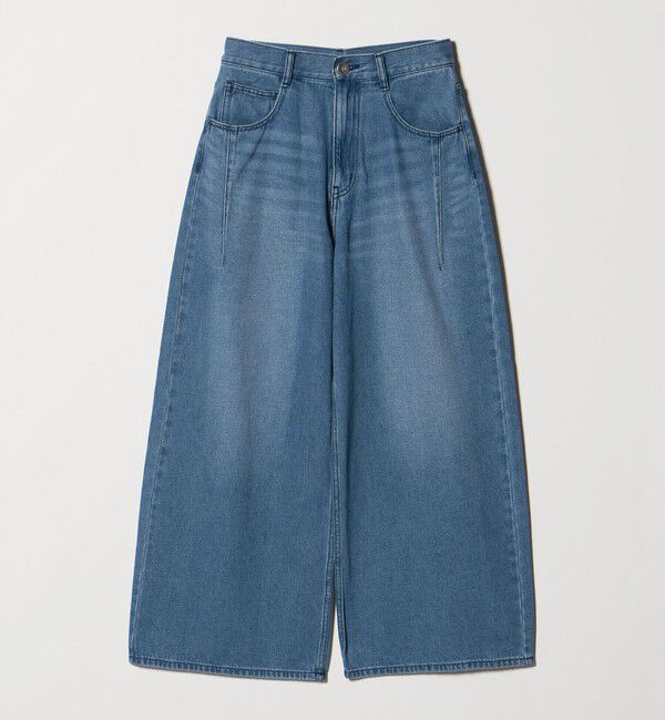 BEAUTY&YOUTH UNITED ARROWS「ライトオンス ワイド デニムパンツ」|デニム|LT.BLUE