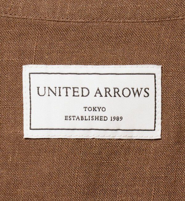 UNITED ARROWS「LIBECO リネン バンドカラー シャツ」|シャツ・ブラウス|