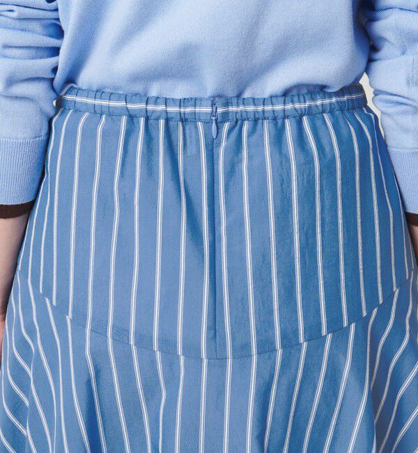 UNITED ARROWS「クリーン ストライプ マリンスカート」|フレア|
