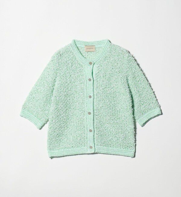 UNITED ARROWS「YTM 7分袖 カラー ミックス カーディガン」|カーディガン|