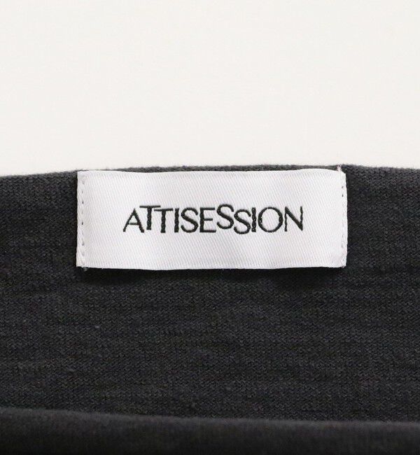 ATTISESSION「＜ATTISESSION＞コットン カップスリーブ Tシャツ」|Tシャツ・カットソー|