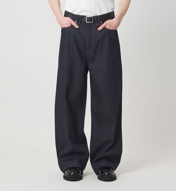 MONKEY TIME「ライトオンス リジッド デニム バギー パンツ」|チノ|