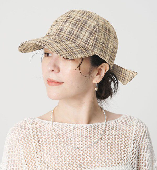 BEAUTY&YOUTH UNITED ARROWS「バックリボン キャップ」|キャップ・キャスケット|