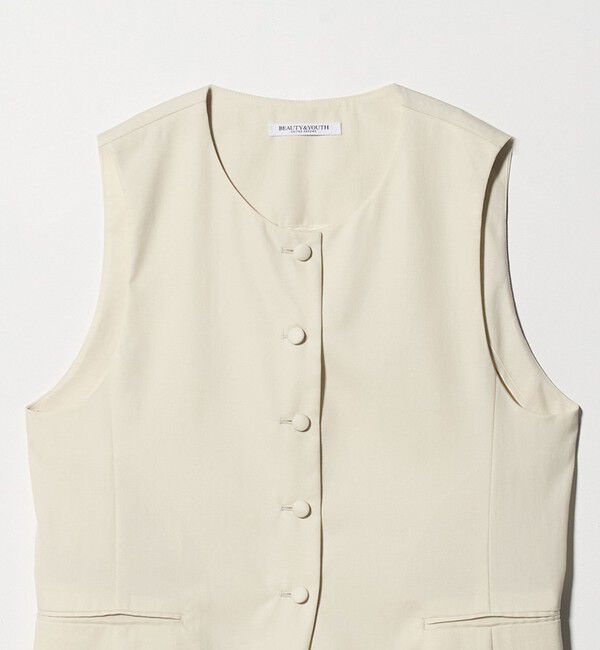 BEAUTY&YOUTH UNITED ARROWS「セルロースナイロンオックス クルーネック ベスト」|ベスト・ジレ|