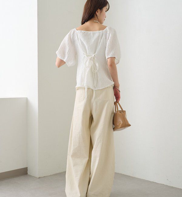  「ハートネックパフブラウス」|シャツ・ブラウス|