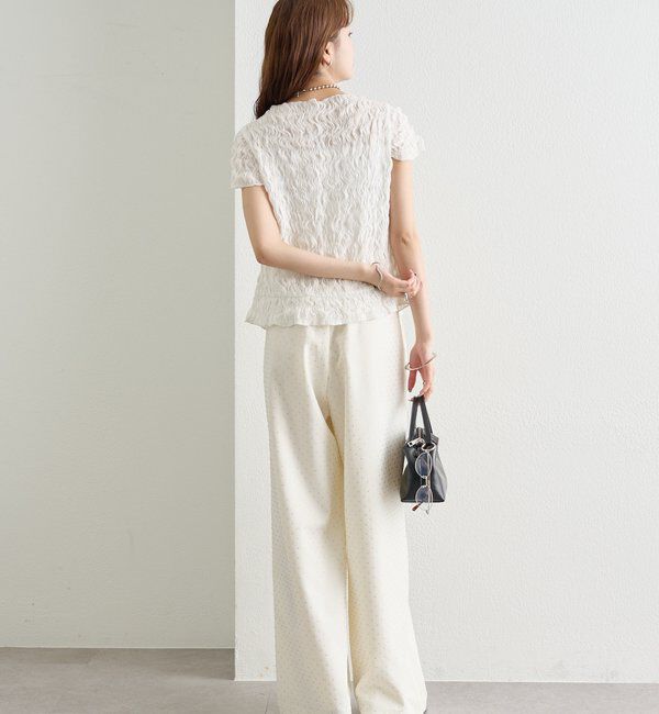  「ラインストーンWベルトパンツ」|チノ|