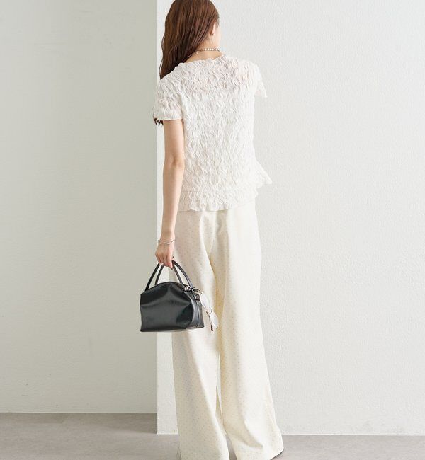  「ラインストーンWベルトパンツ」|チノ|